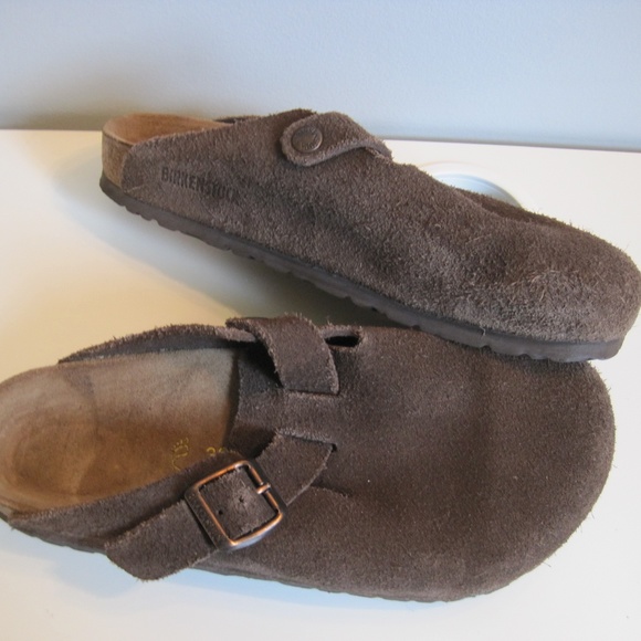birkenstock fuzzy clogs